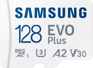 Samsung EVO Plus micro SD minneskort (128GB)