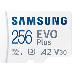 Samsung EVO Plus micro SD minneskort (256GB)