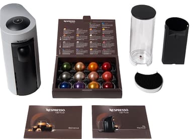 NESPRESSO® VertuoPlus Deluxe kaffemaskin av DeLonghi, Silver