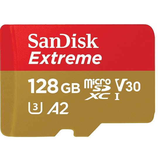 SanDisk MicroSDXC Extreme 128 GB minneskort