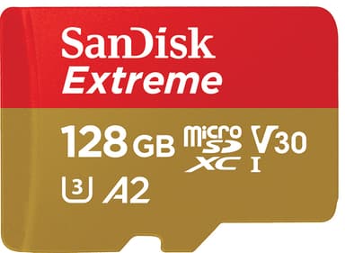 SanDisk MicroSDXC Extreme 128 GB minneskort