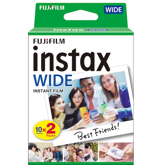 Fujifilm Instax Wide direktfilm (20-pack)