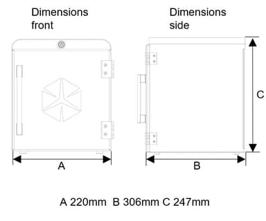 Whitebox, UVC Desinfecering, Microbox Svart