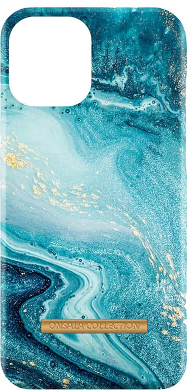 Onsala Fashion iPhone 13 fodral (blue sea marble)