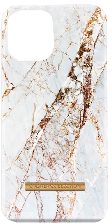Mobilskal Soft White Rhino Marble - iPhone 13 Pro