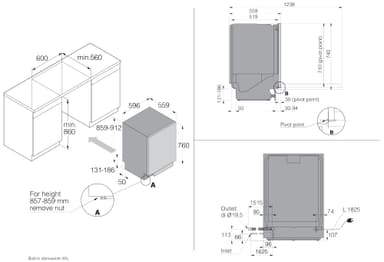 Asko diskmaskin DBI8457MXXLW (vit)