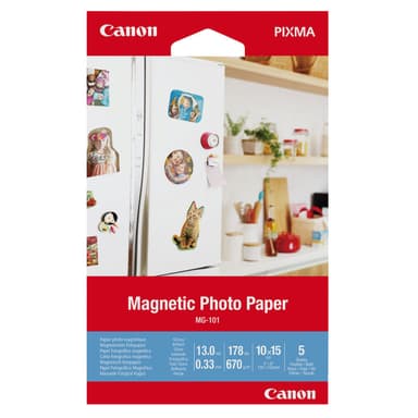 Canon MG-101 10x15cm magnetiskt fotopapper (5 ark)