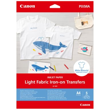 Canon LF-101 transferpapper för ljusa tyger (5  ark)