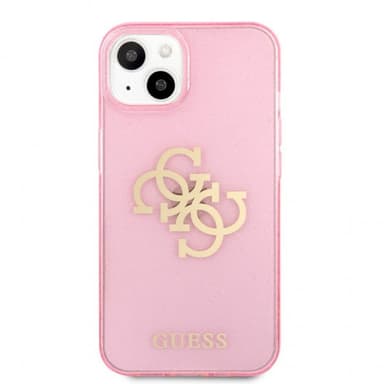 Guess iPhone 13 Mini Skal Full Glitter Rosa