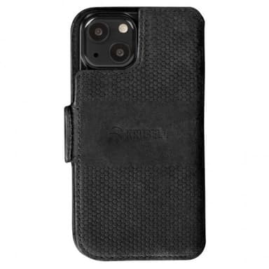 Krusell iPhone 13 Mini Fodral Leather PhoneWallet Svart