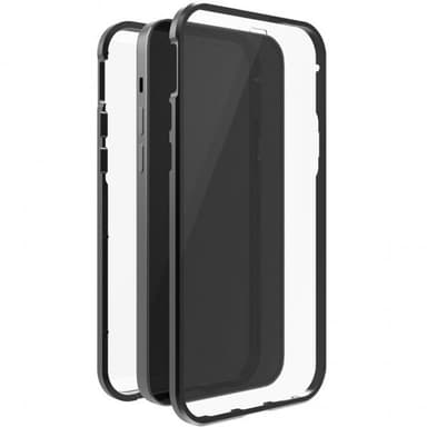 Black Rock iPhone 13 Skal 360° Real Glass Case Svart