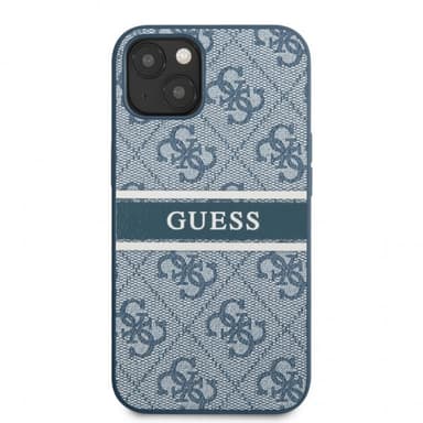 Guess iPhone 13 Mini Skal Printed Stripe Blå