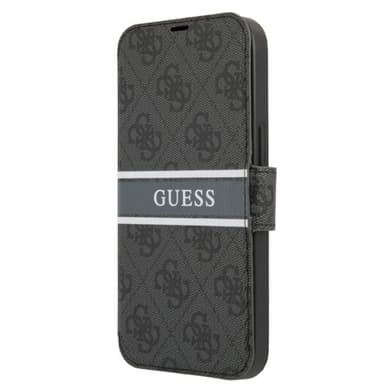 Guess iPhone 13 Mini Fodral Printed Stripe Grå