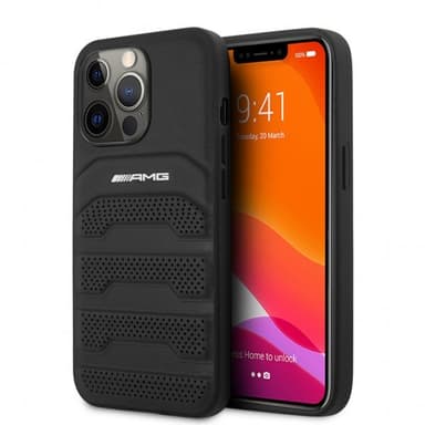 AMG iPhone 13 Pro Skal Perforerad Svart