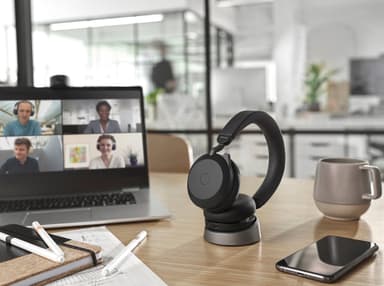 Jabra Evolve2 75 MS Stereo trådlöst headset med stativ