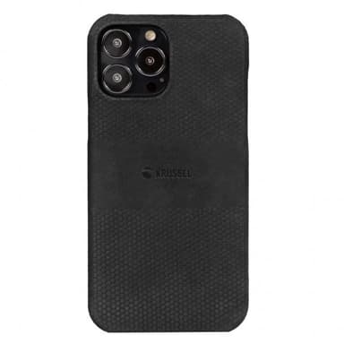 Krusell iPhone 13 Pro Skal Leather Cover Svart