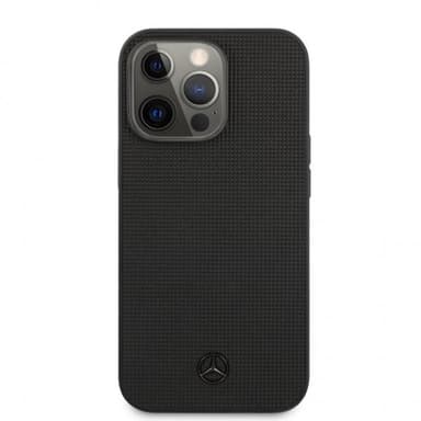 Mercedes Benz iPhone 13 Pro Skal Metal Logo Svart