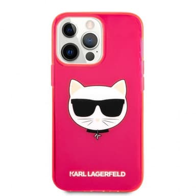 Karl Lagerfeld iPhone 13 Pro Max Skal Fluo Rosa