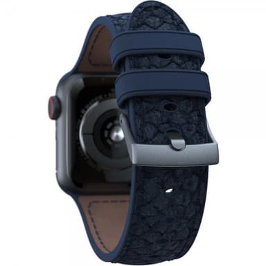 Njord by Elements Apple Watch 38/40/41mm Armband Salmon Series Blå