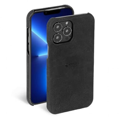 Krusell iPhone 13 Pro Skal Leather Cover Svart