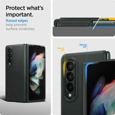 Spigen Samsung Galaxy Z Fold3 Skal Enzo Classic Green