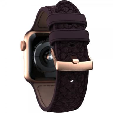 Njord by Elements Apple Watch 38/40/41mm Armband Salmon Series Aubergine