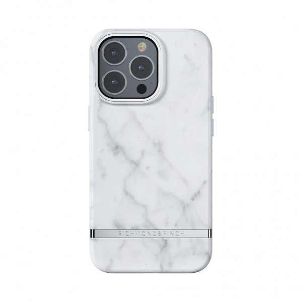 Richmond & Finch iPhone 13 Pro Skal White Marble