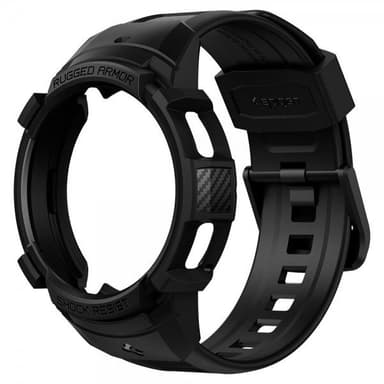 Spigen Samsung Galaxy Watch 4 Classic 42mm Skal med armband Rugged Armor Pro Svart