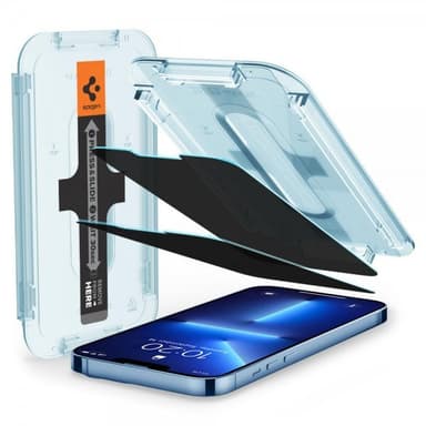 Spigen iPhone 13 Pro Max/iPhone 14 Plus Skärmskydd GLAS.tR EZ Fit Privacy 2-pack