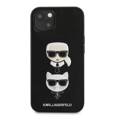 Karl Lagerfeld iPhone 13 Mini Skal Saffiano Svart