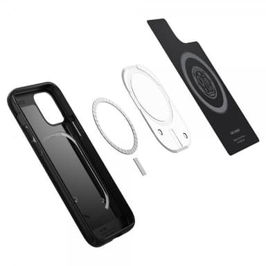 Spigen iPhone 12/iPhone 12 Pro Skal Mag Armor Matte Black