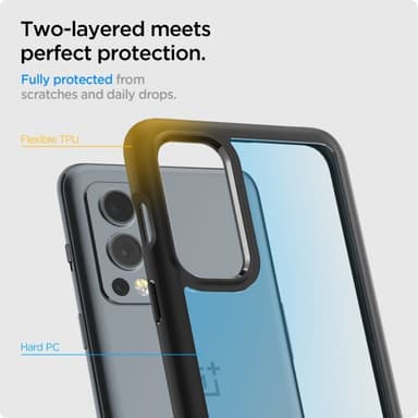 Spigen OnePlus Nord 2 5G Skal Ultra Hybrid Matte Black