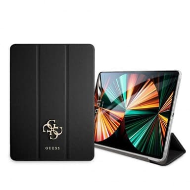 Guess iPad Pro 12.9 2020/2021 Fodral Saffiano Svart