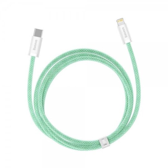 Kabel Dynamic Series USB-C till Lightning 1 m Grön