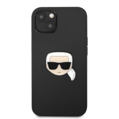 Karl Lagerfeld iPhone 13 Mini Skal Metal Logo Svart