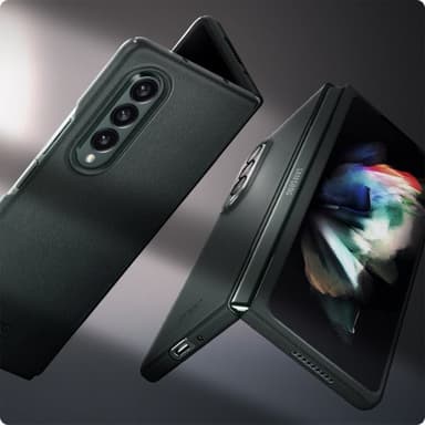 Spigen Samsung Galaxy Z Fold3 Skal Enzo Classic Green
