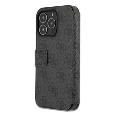 Guess iPhone 13 Pro Max Fodral Metal Logo Grå