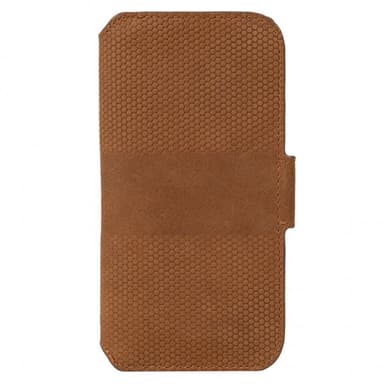 Krusell iPhone 13 Mini Fodral Leather PhoneWallet Cognac