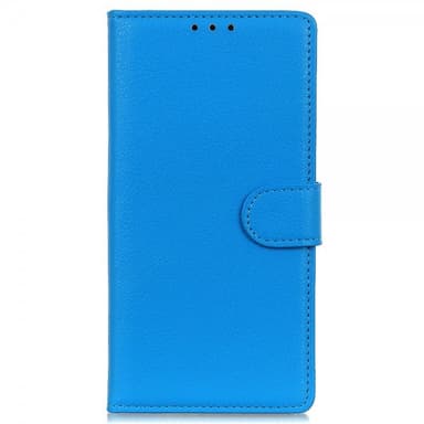 Nordic Covers iPhone 13 Pro Max Fodral Litchi Blå