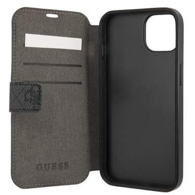 Guess iPhone 13 Mini Fodral Printed Stripe Grå