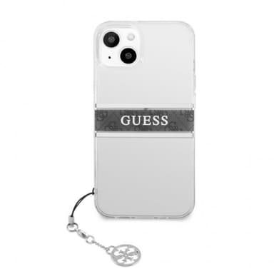 Guess iPhone 13 Mini Skal Stripe Charm Grå