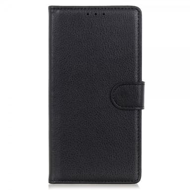 Nordic Covers iPhone 13 Pro Max Fodral Litchi Raven Black