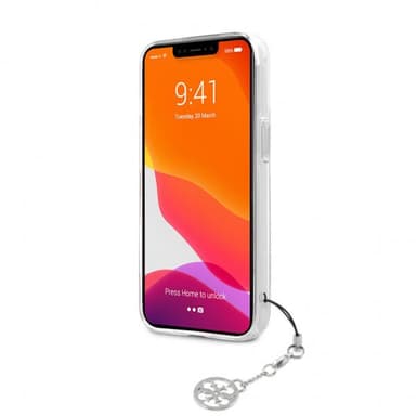 Guess iPhone 13 Mini Skal Stripe Charm Grå