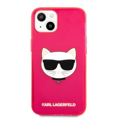 Karl Lagerfeld iPhone 13 Mini Skal Fluo Rosa
