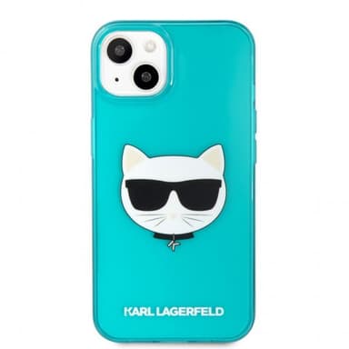 Karl Lagerfeld iPhone 13 Mini Skal Fluo Blå