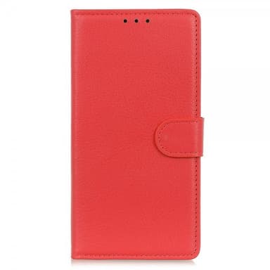 Nordic Covers iPhone 13 Pro Fodral Litchi Röd