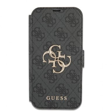 Guess iPhone 13 Pro Max Fodral Metal Logo Grå