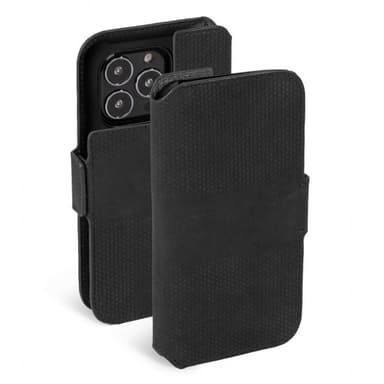 Krusell iPhone 13 Pro Max Fodral Leather PhoneWallet Svart
