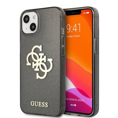 Guess iPhone 13 Mini Skal Full Glitter Svart