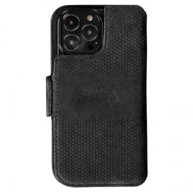 Krusell iPhone 13 Pro Max Fodral Leather PhoneWallet Svart